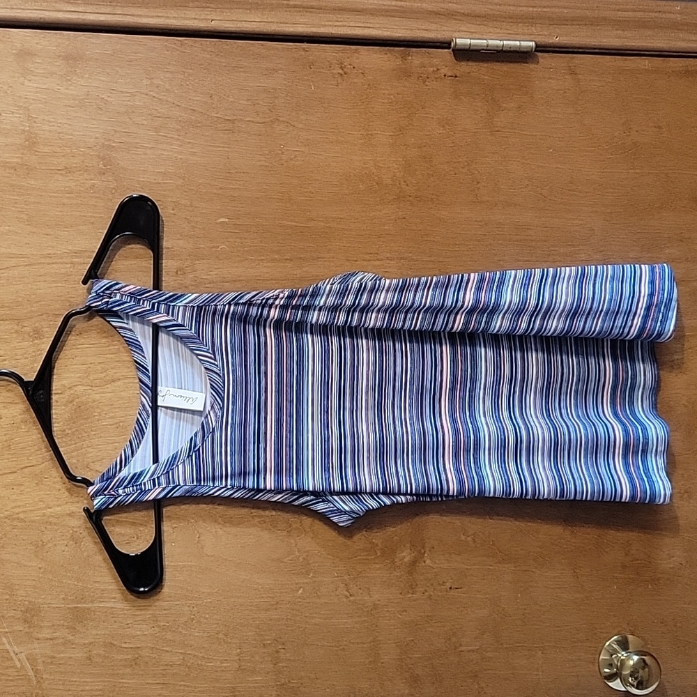 Allison Joy Striped Racerback Tank